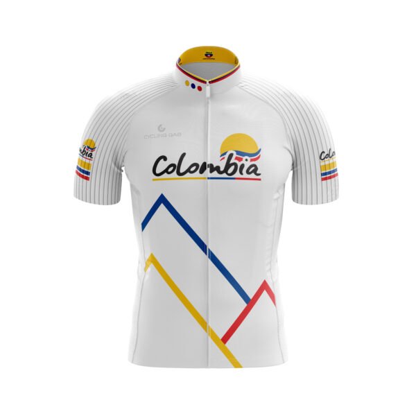 Jersey ciclismo Colombia Inspired blanco