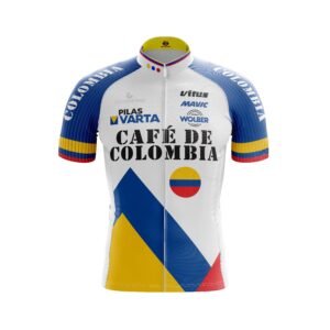 Jersey ciclismo Café de Colombia retro 1984