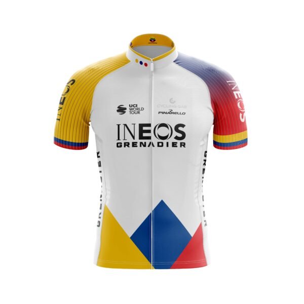 Jersey de ciclismo Campeón Colombia 2025 Ineos Grenadier (Egan Bernal)