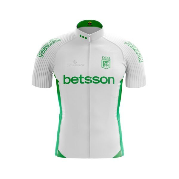 Jersey ciclismo Atlético Nacional blanco