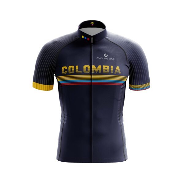 Jersey ciclismo Colombia azul oscuro 2025
