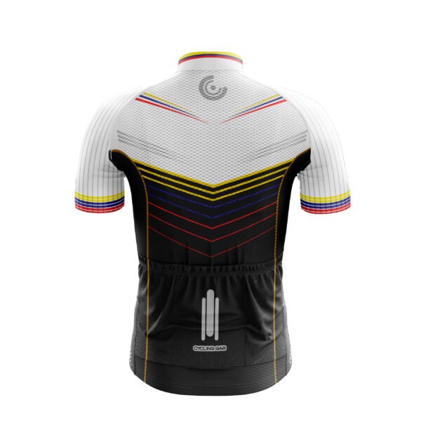 Jersey ciclismo Colombia Blanco y negro - Image 2