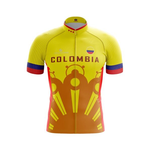 Jersey ciclismo Colombia amarillo 2024