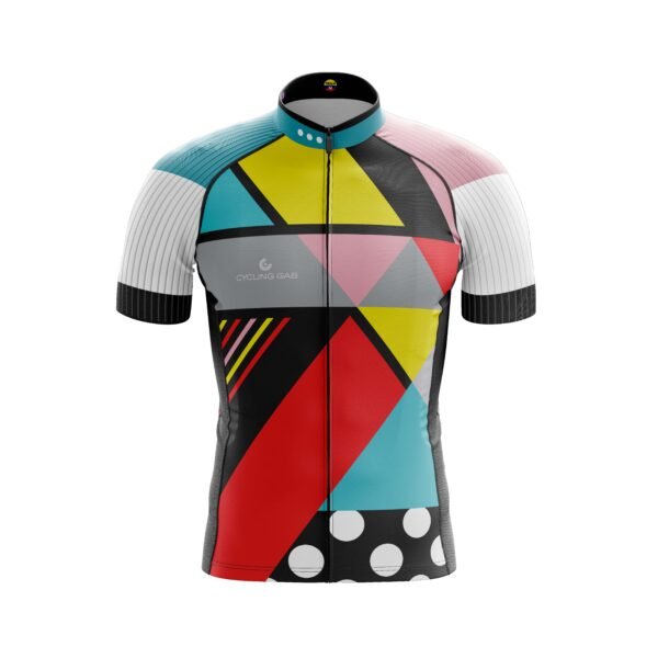 Jersey ciclismo geométricos colores
