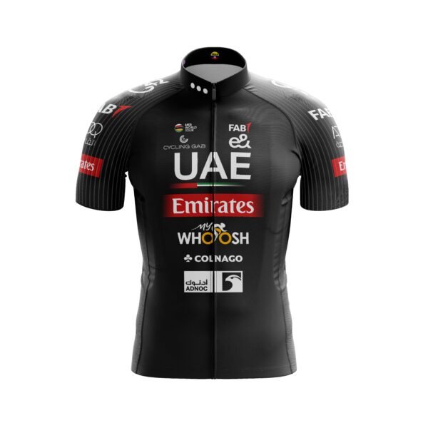 Jersey ciclismo UAE Emirates negro 2022