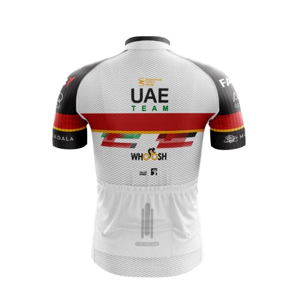 Jersey ciclismo UAE Team Emirates 2022 blanco - Image 2