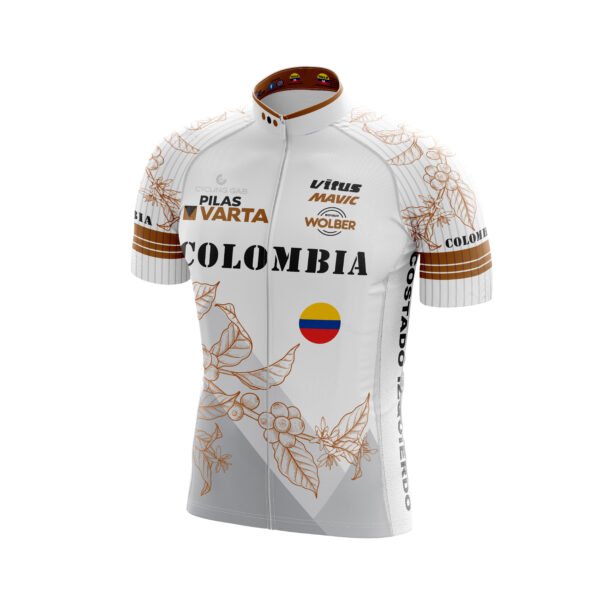 Jersey ciclismo Cafetal Colombia Blanco - Image 2