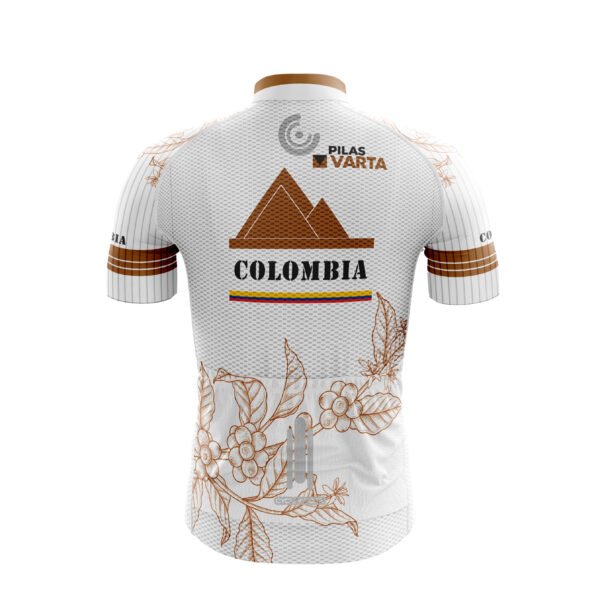 Jersey ciclismo Cafetal Colombia Blanco - Image 3