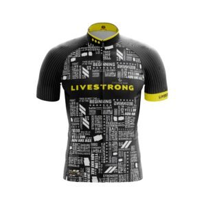 Jersey ciclismo Livestrong negro