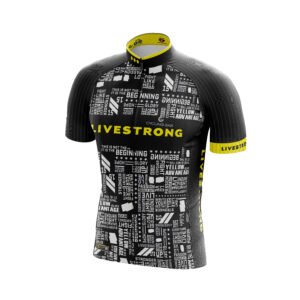 Jersey ciclismo Livestrong negro