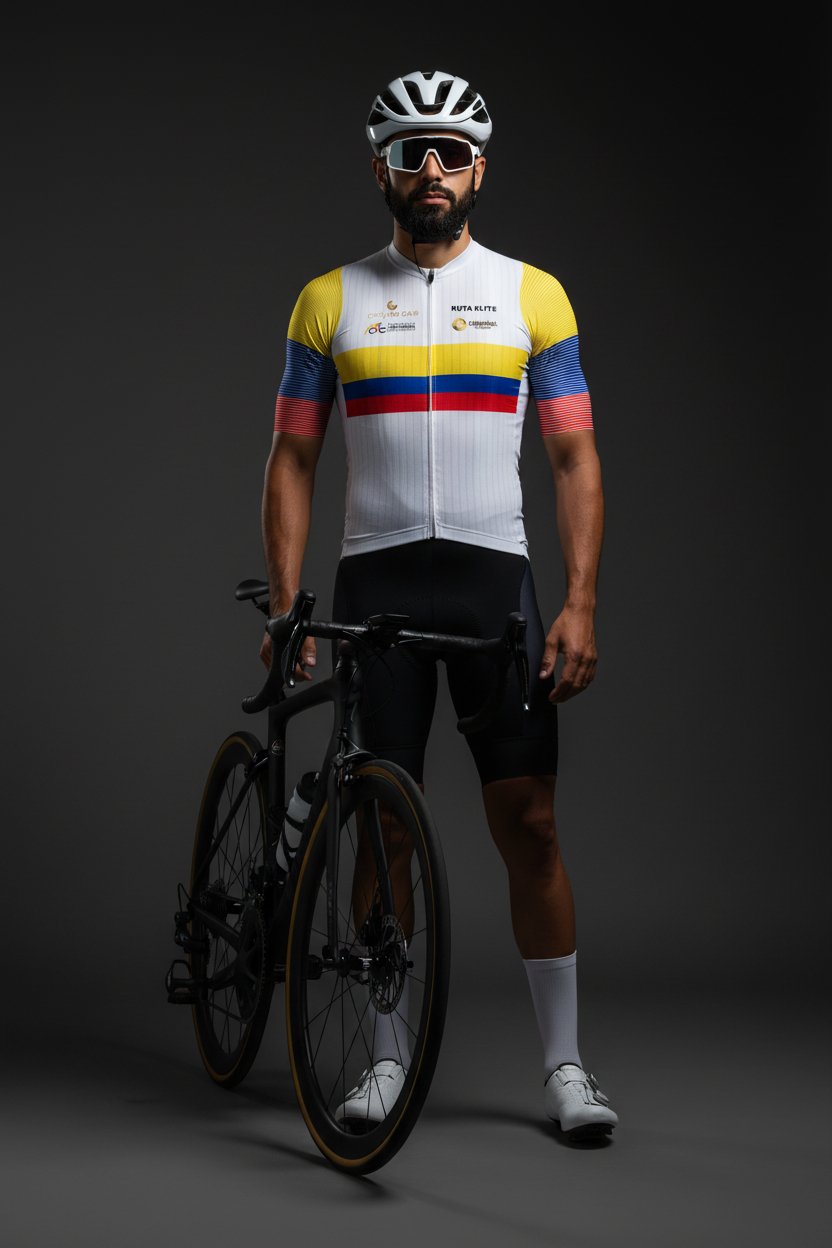 Jersey de ciclismo Campeón de Colombia Ruta 2026 (Egan Bernal) - Image 3