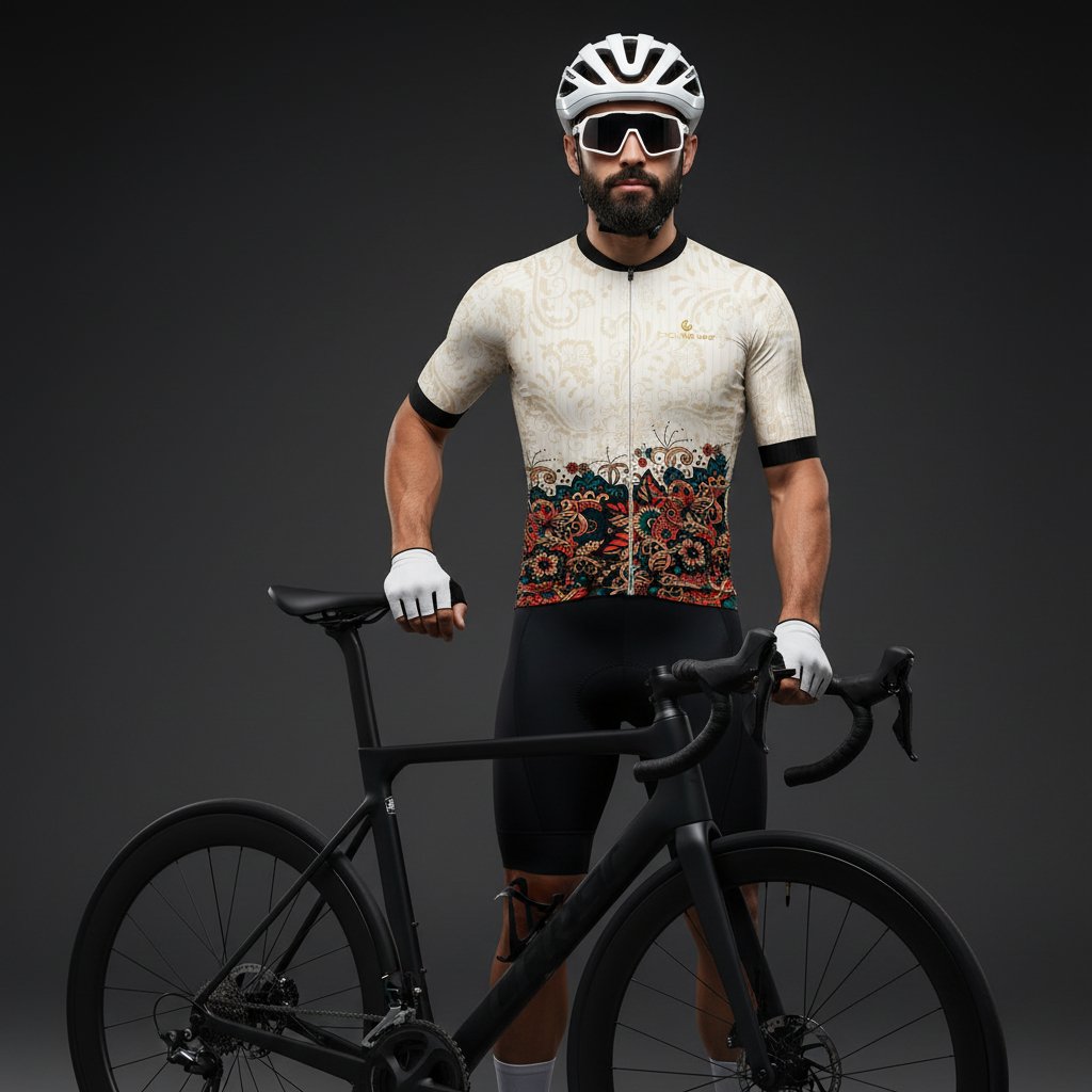 Jersey de ciclismo PRO mandalas colores clásicos - Image 3